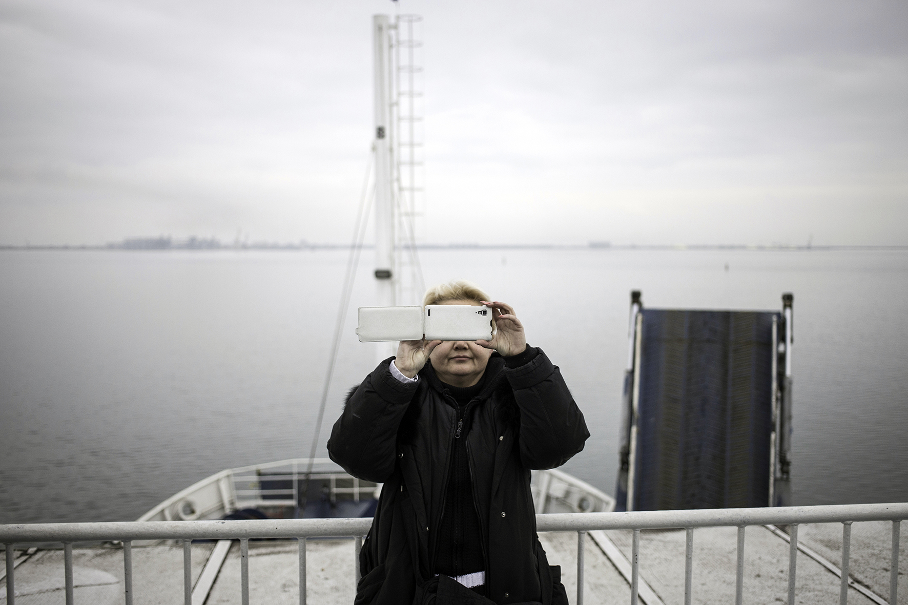 Leaving Crimea, Port Kerch, Crimea, 2014.