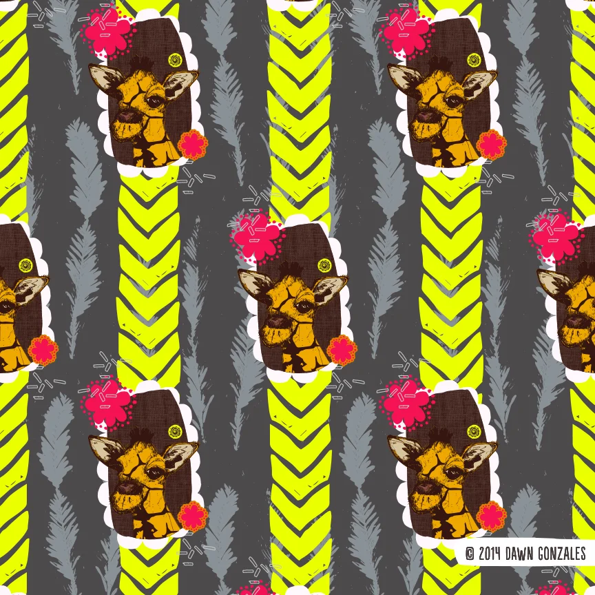 Giraffe Chevron