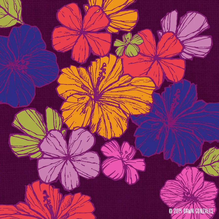 Tropical Hibiscus