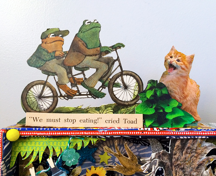 Adventures with Frog and Toad Cigar Box Diorama, 2015