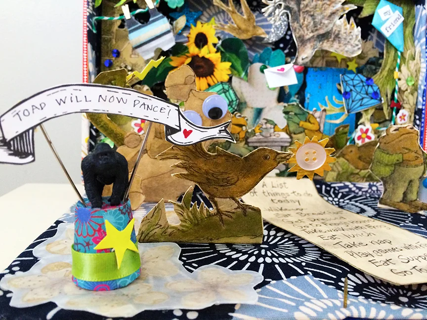 Adventures with Frog and Toad Diorama