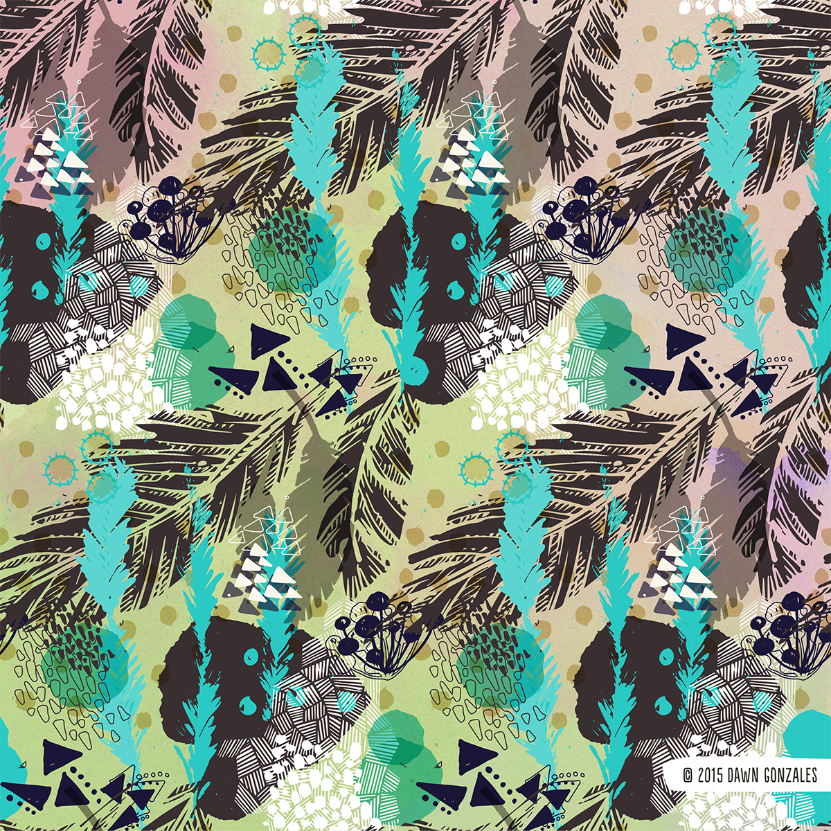 Neutral Psychadelic Abstract