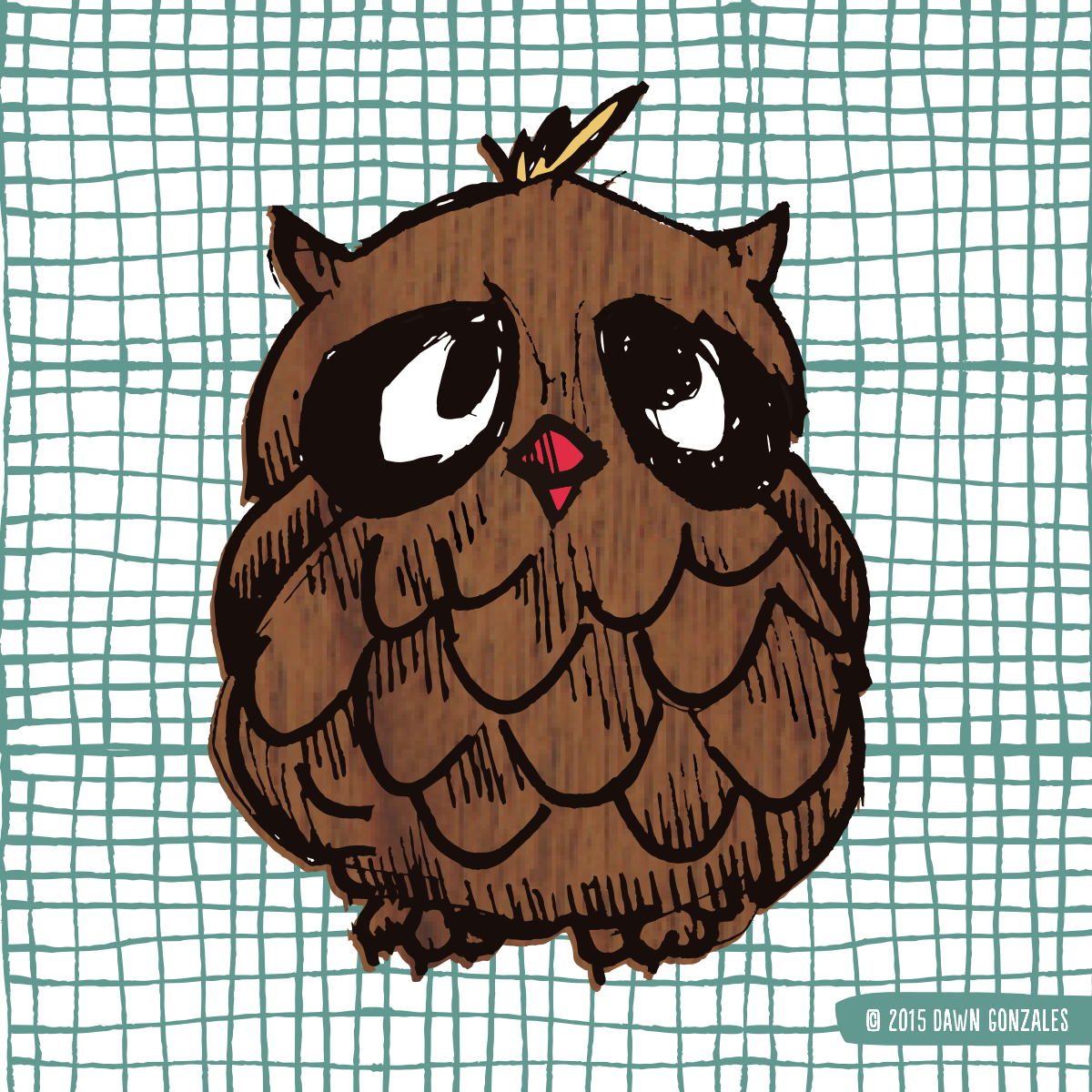 Bedtime Owl Grid Placement Toddler Boy