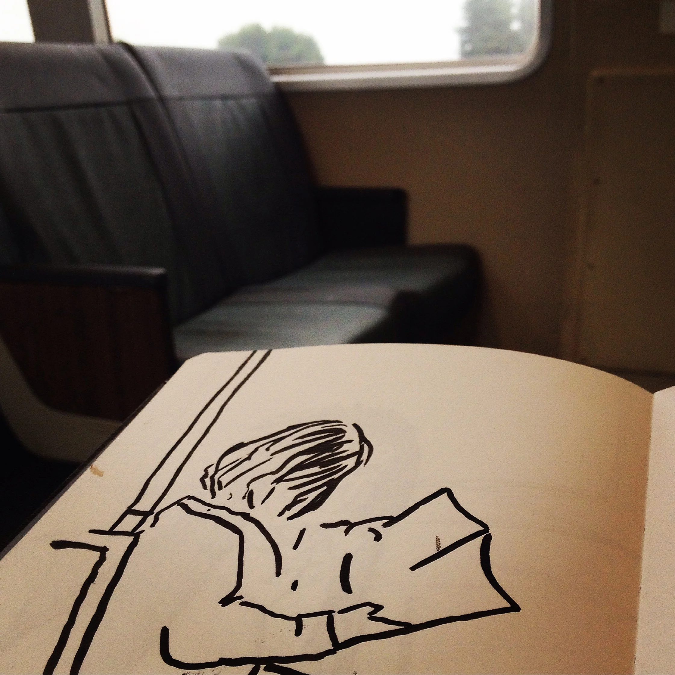 Commuter sketching