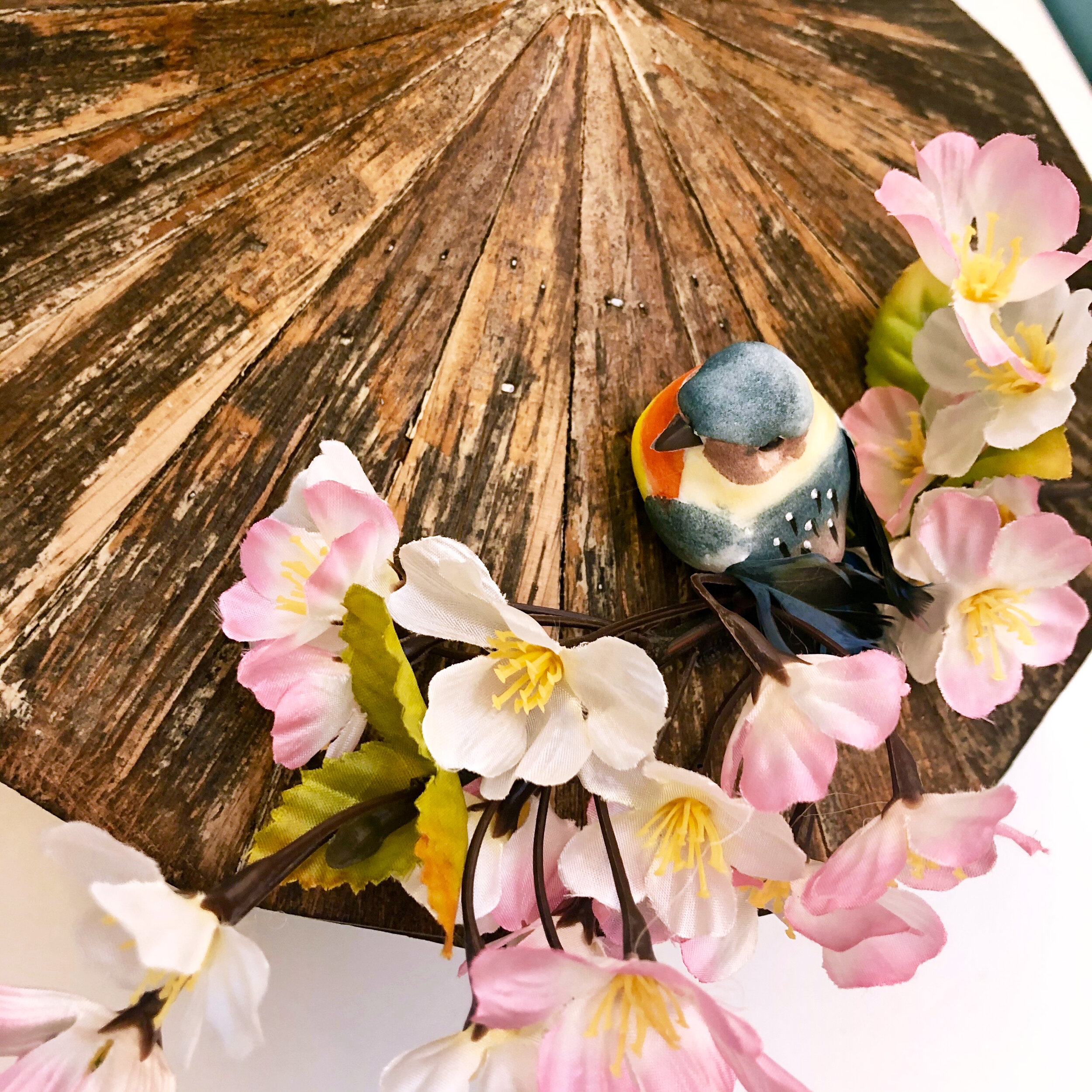 Drum Themed Birdhouse with Cherry Blossoms, 2019