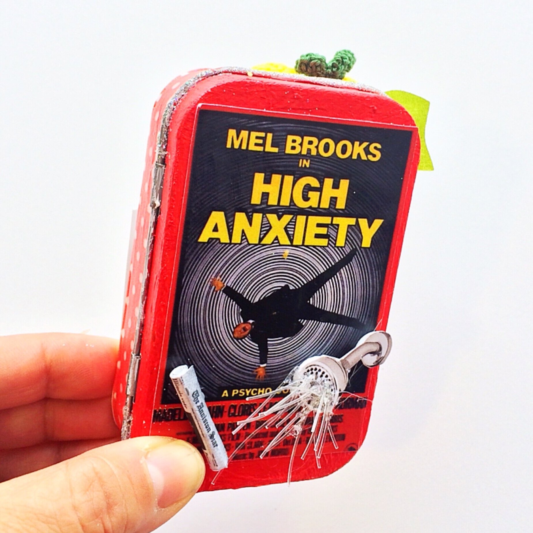 High Anxiety Altoid Tin Diorama (front), 2019