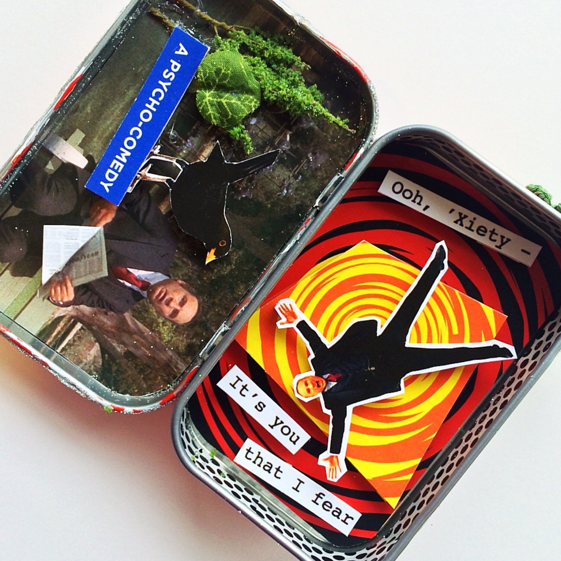 High Anxiety Altoid Tin Diorama (inside), 2019