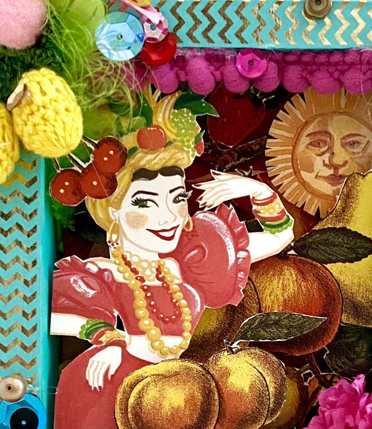 Detail - Carmen Miranda Diorama (front), 2020