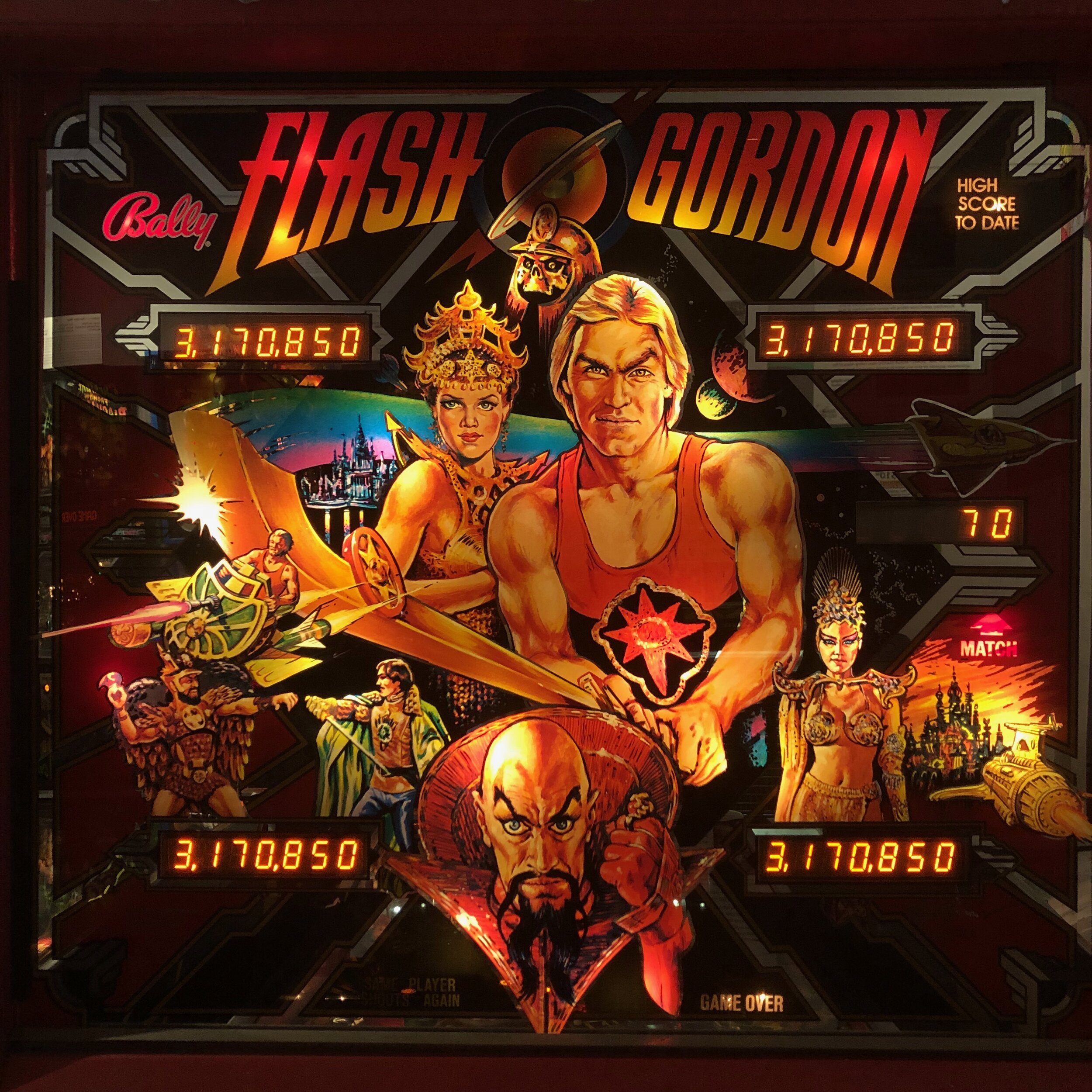 Flash Gordon Pinball Game, Alameda