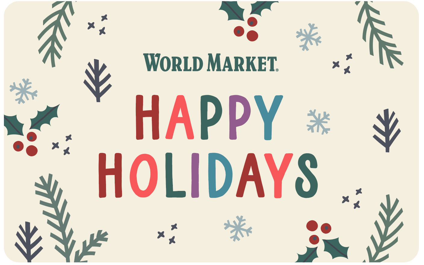 World Market Gift Card - Equity Branding