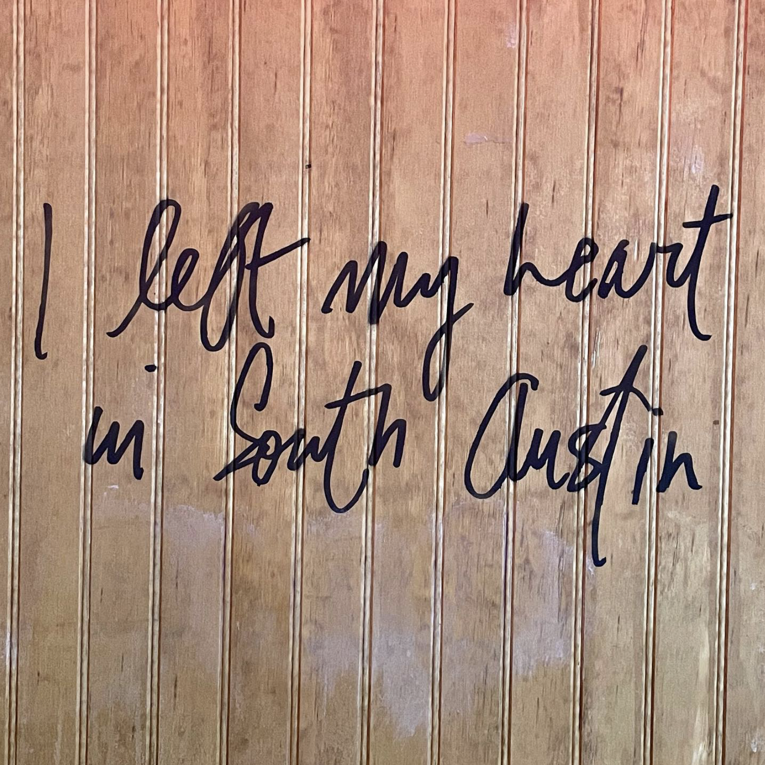 I left my heart in South Austin