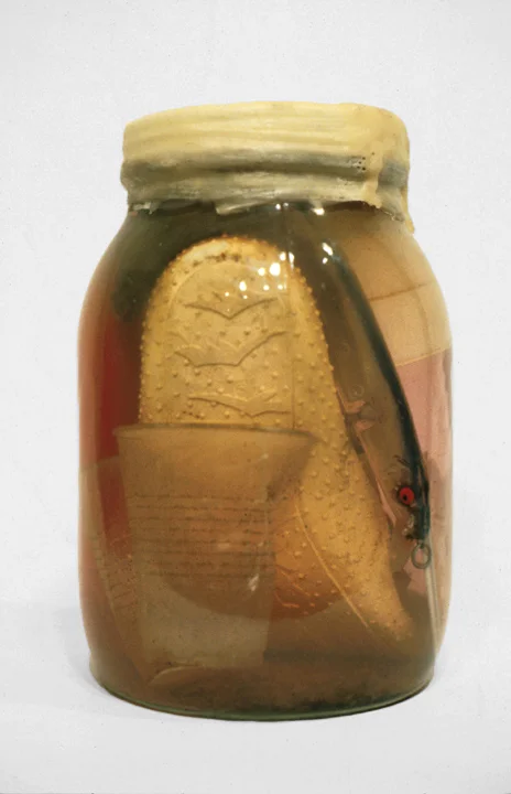 "The Strand Line Series" 1991-1994, Specimen taken from the strand line, Long Beach/Lido Beach NY, catalogued and sealed