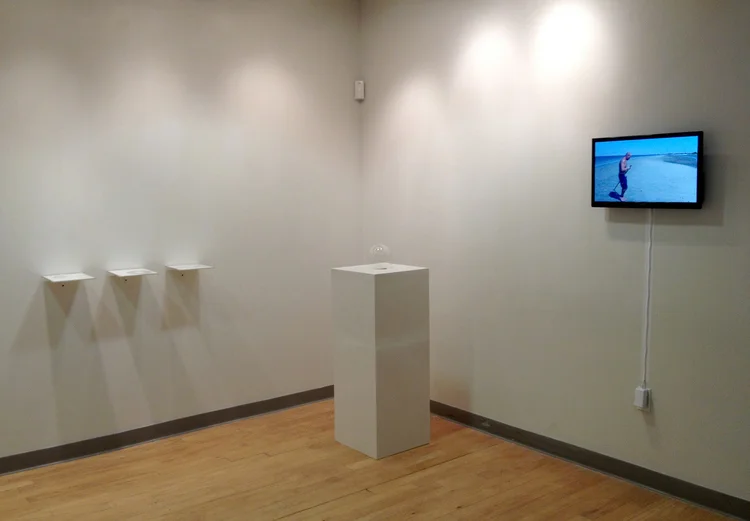 "What Remains - Evidence of Actions" 2014, Installation - Jeanie Tengelson Gallery