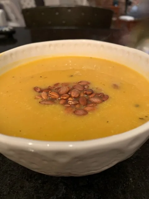 Butternut Squash &amp; Cauliflower Soup