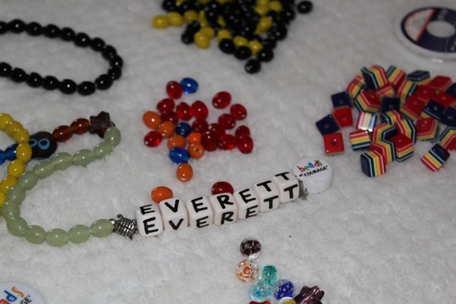 Beads of courage NICU necklace for Everett