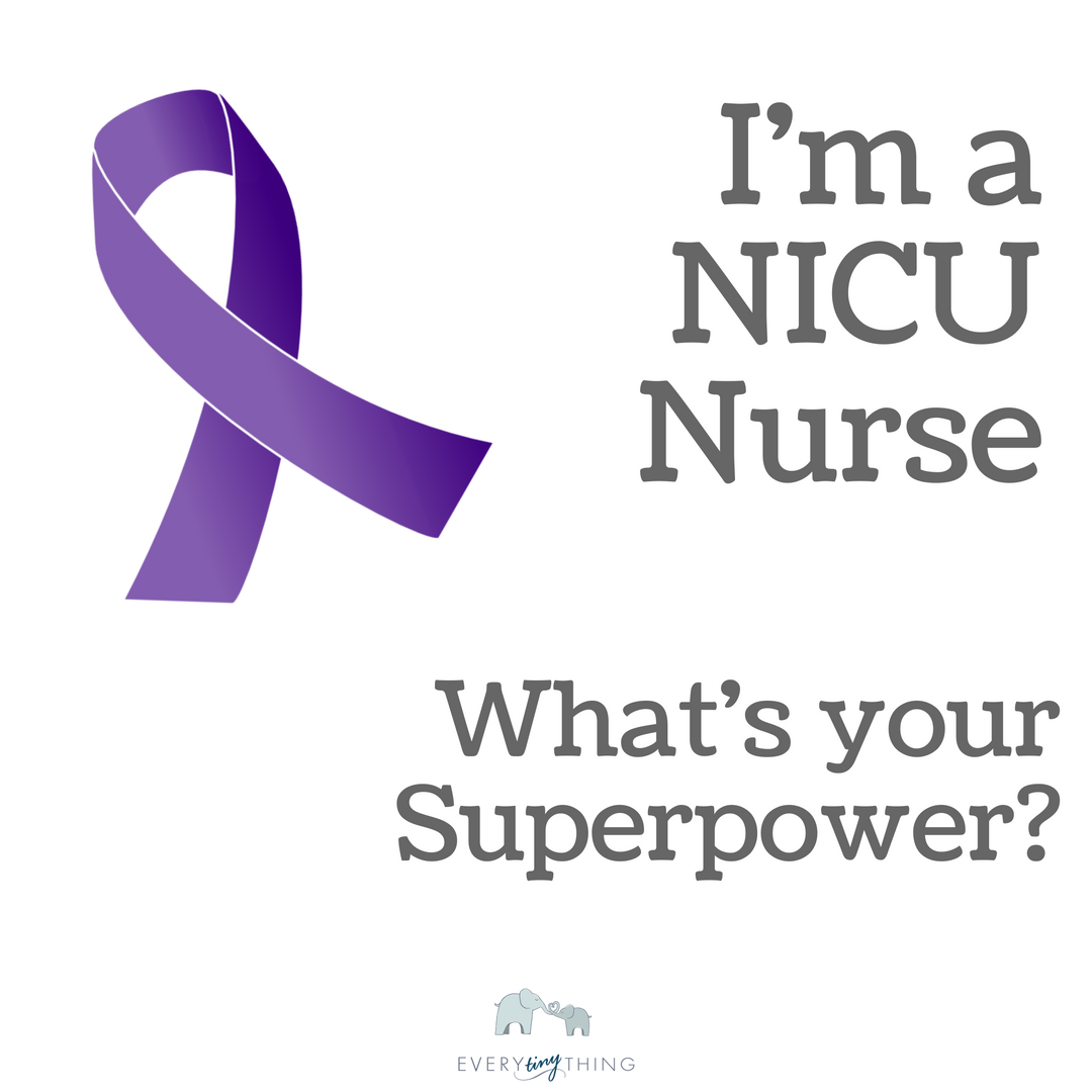 NICU Nurse Super Power Prematurity Awareness Month Ribbon.png