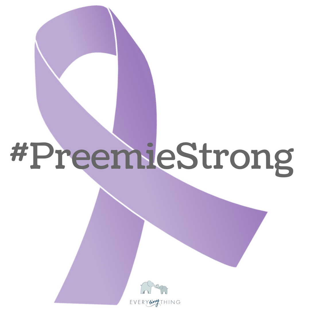 #PreemieStrong Prematurity Awareness Month Ribbon.png