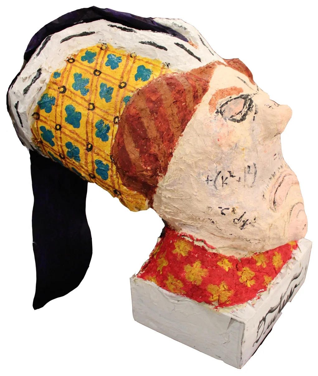 (Acrylic on Papier-mâché)