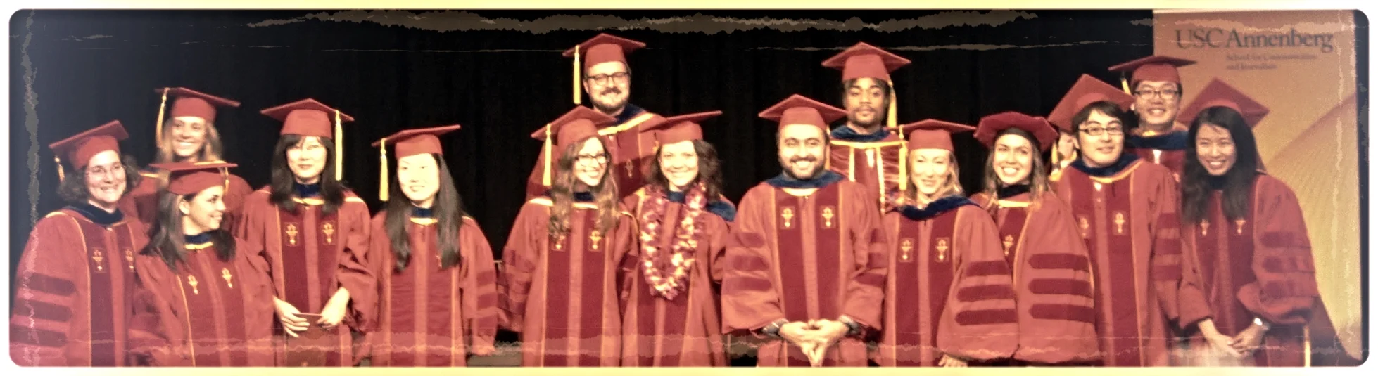 The newly minted PhD's from USC Annenberg. (Stylés Back Row Center-Right)