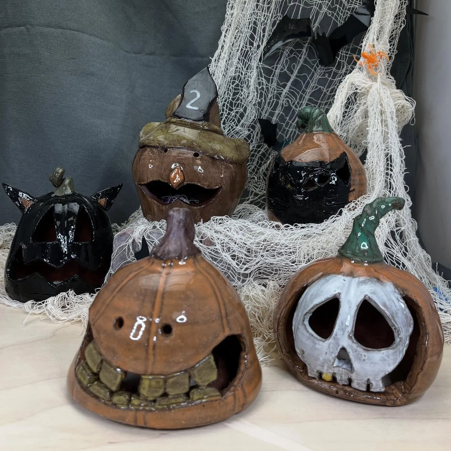 Pumpkins from the Pumpkin Party are tumbling out of the kiln! If you did a pumpkin party recently, please check your email and messages for pickup! If you haven&rsquo;t already registered for one of our Halloween events or private parties you&rsquo;v