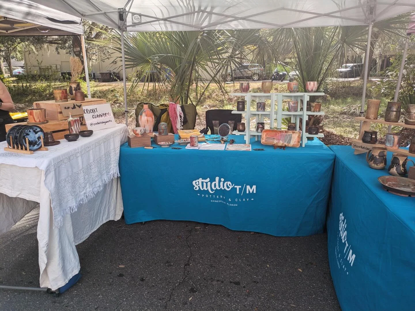 It&rsquo;s a beautiful Saturday @blackadderbrewing for a Christkindlmarkt! We&rsquo;d love to see you! Lots of excellent vendors are out joining us today and we&rsquo;ve got new pots on the table outta the kiln this morning! If you missed us at our H