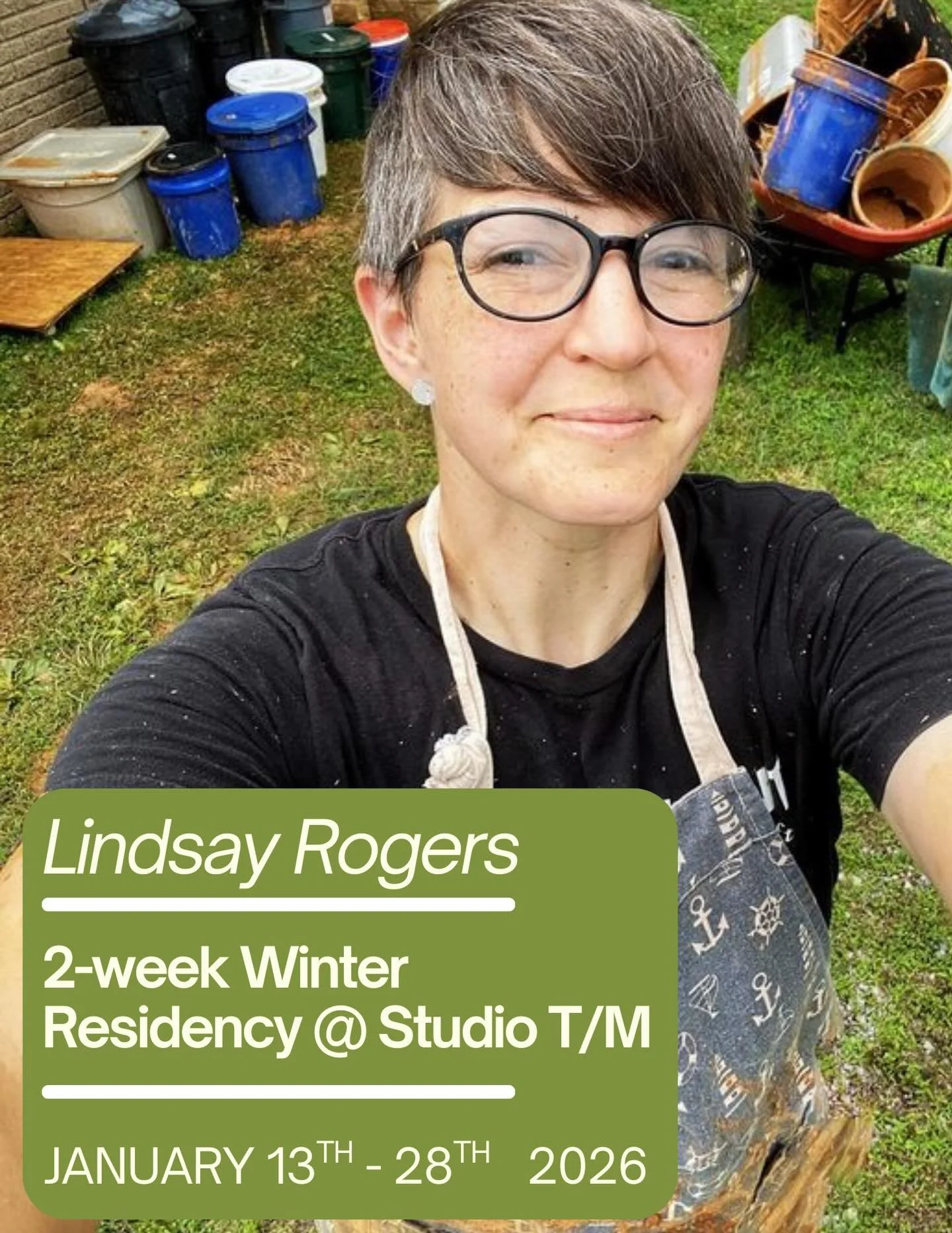 It&rsquo;s our fist week of classes AND our first 2-week residency of the year begins today with Lindsay Rogers! @rogerspottery will be here making with our member community, sharing knowledge, and participating in our daily studio happenings! She wi