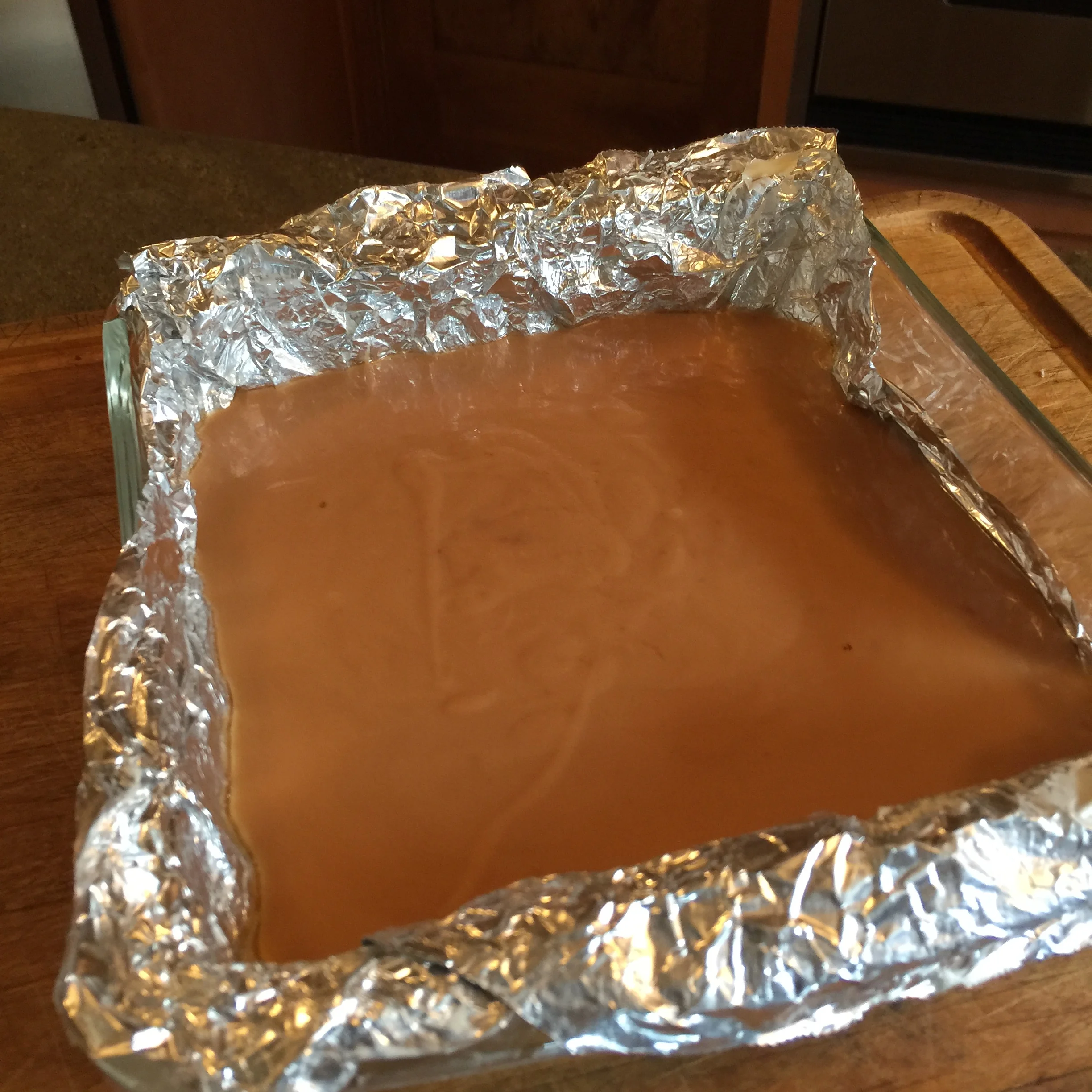 caramel in foil pan.JPG