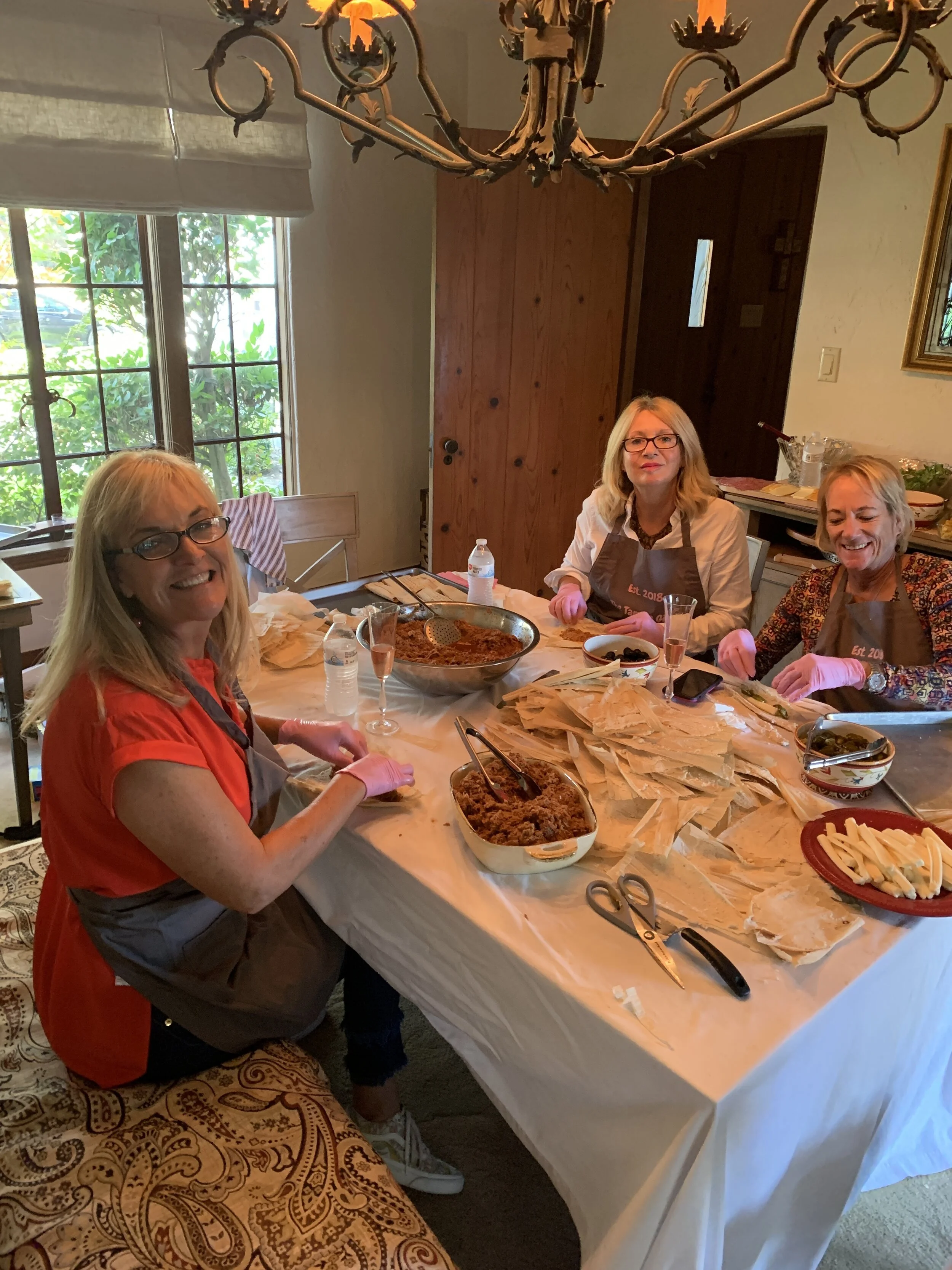 Filling Tamales with pork.JPG