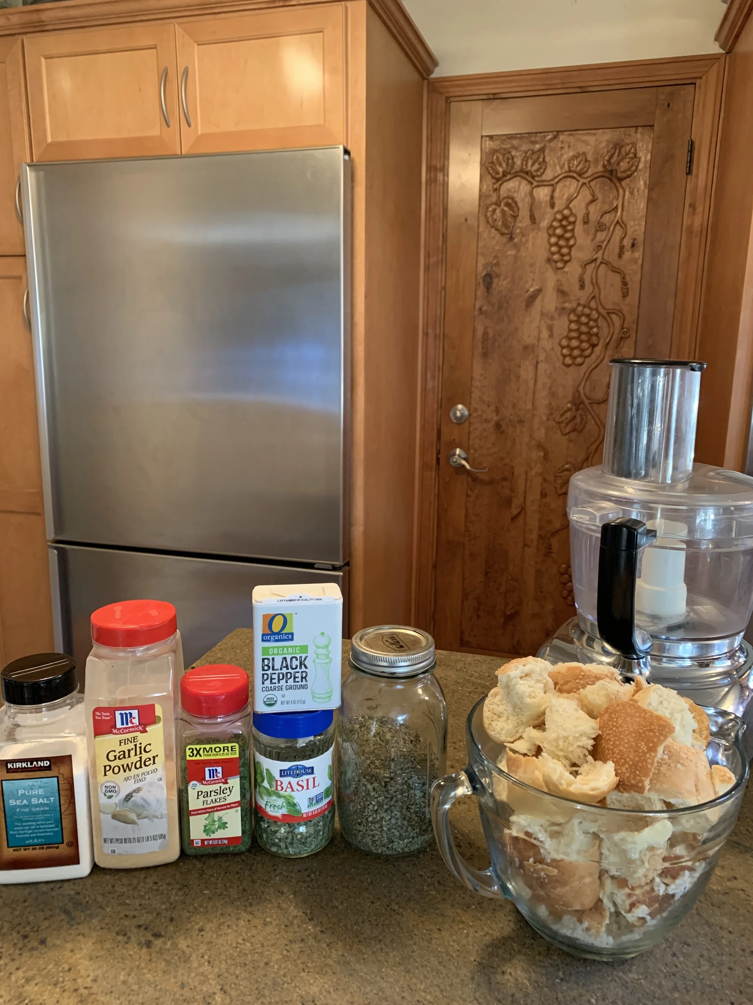 Herbs & spices with Stale Bread.JPG