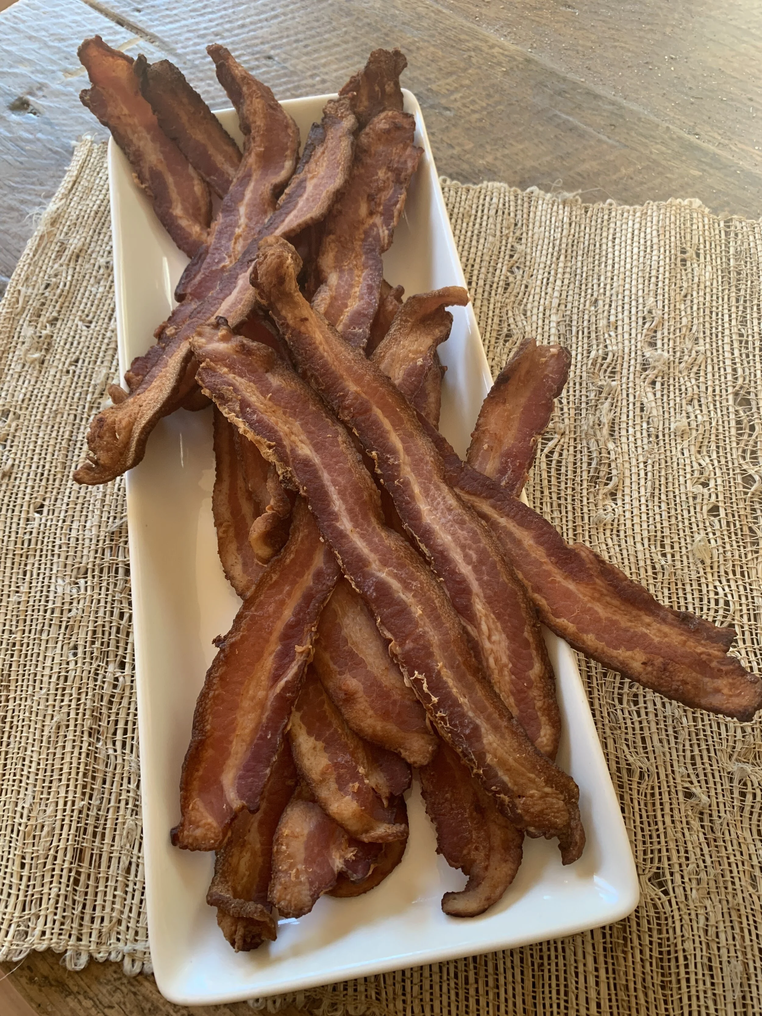 Heidi's Tip for Perfect Thick Cut Crispy Bacon