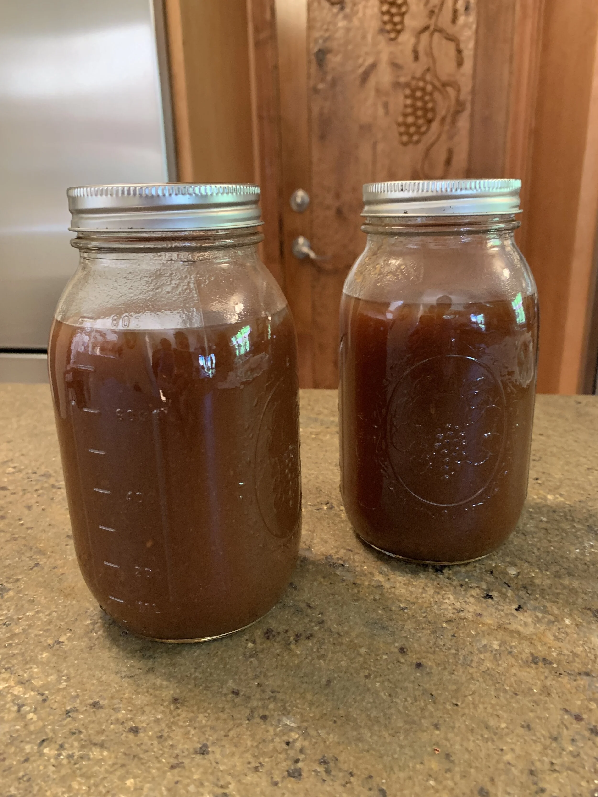 Tamarind concentrate in mason jars.JPG