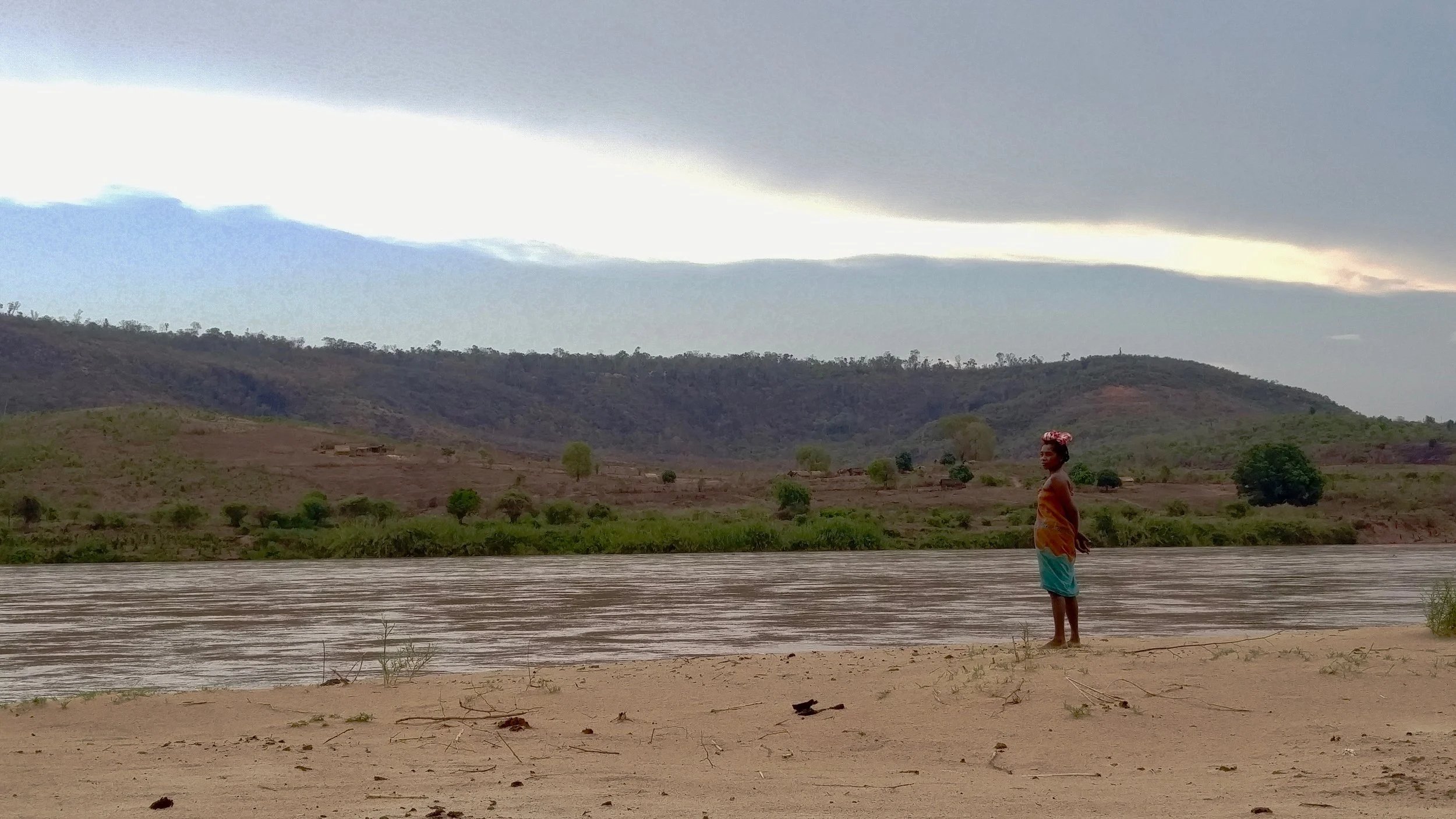Notice the visible deforestation and the few large tree that have survived.