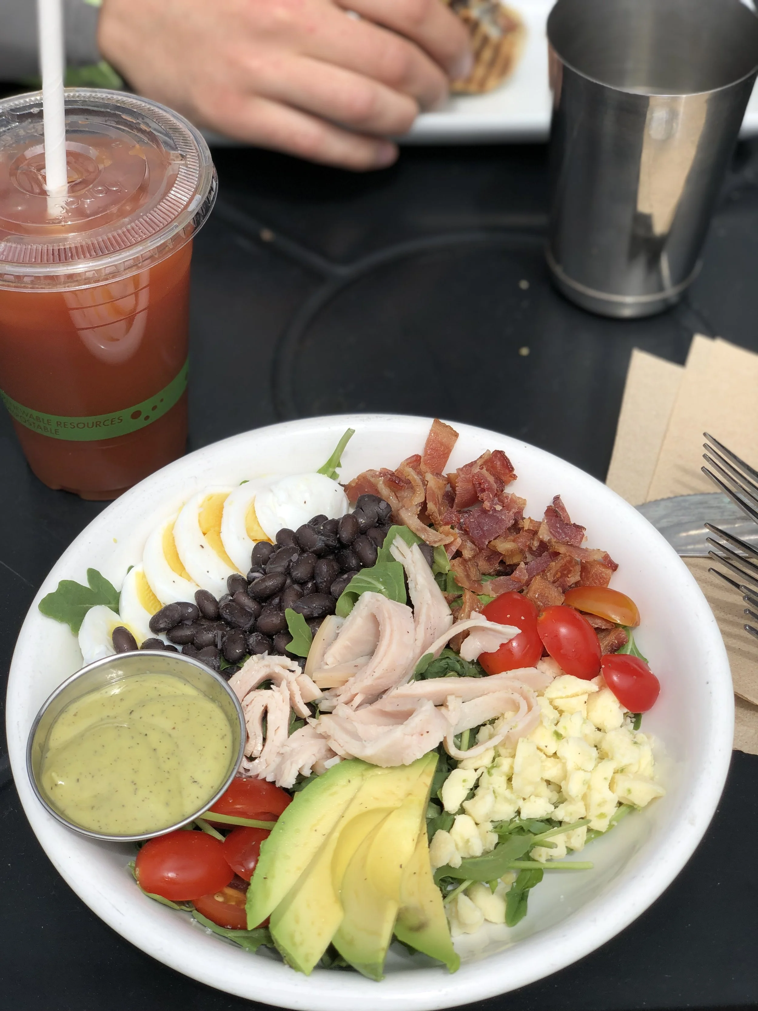 Summer Cobb Salad at CoffeeBar in Truckee.