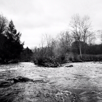 Where the Mohawk River officially begins: the confluence of the East and West Branches.