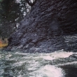 East Branch roars past rock cliffs.