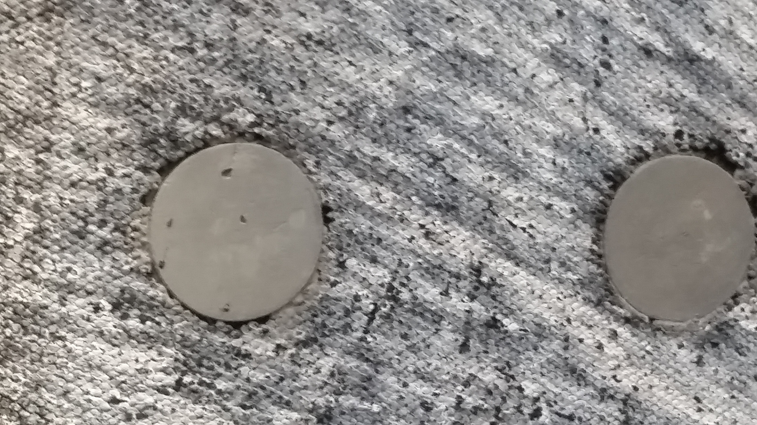 A closeup of Gemini IV's heat shield.