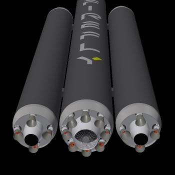 A bottom view of Beta's aerospikes