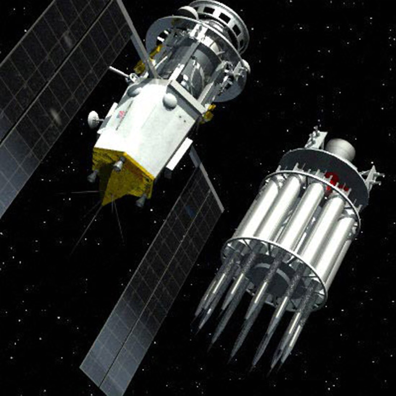 Rendering of the Project Thor Kinetic Bombardment Vehicle