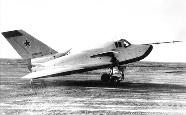 MiG 105-11, apparently with pneumatic wheels which we didn't notice?!