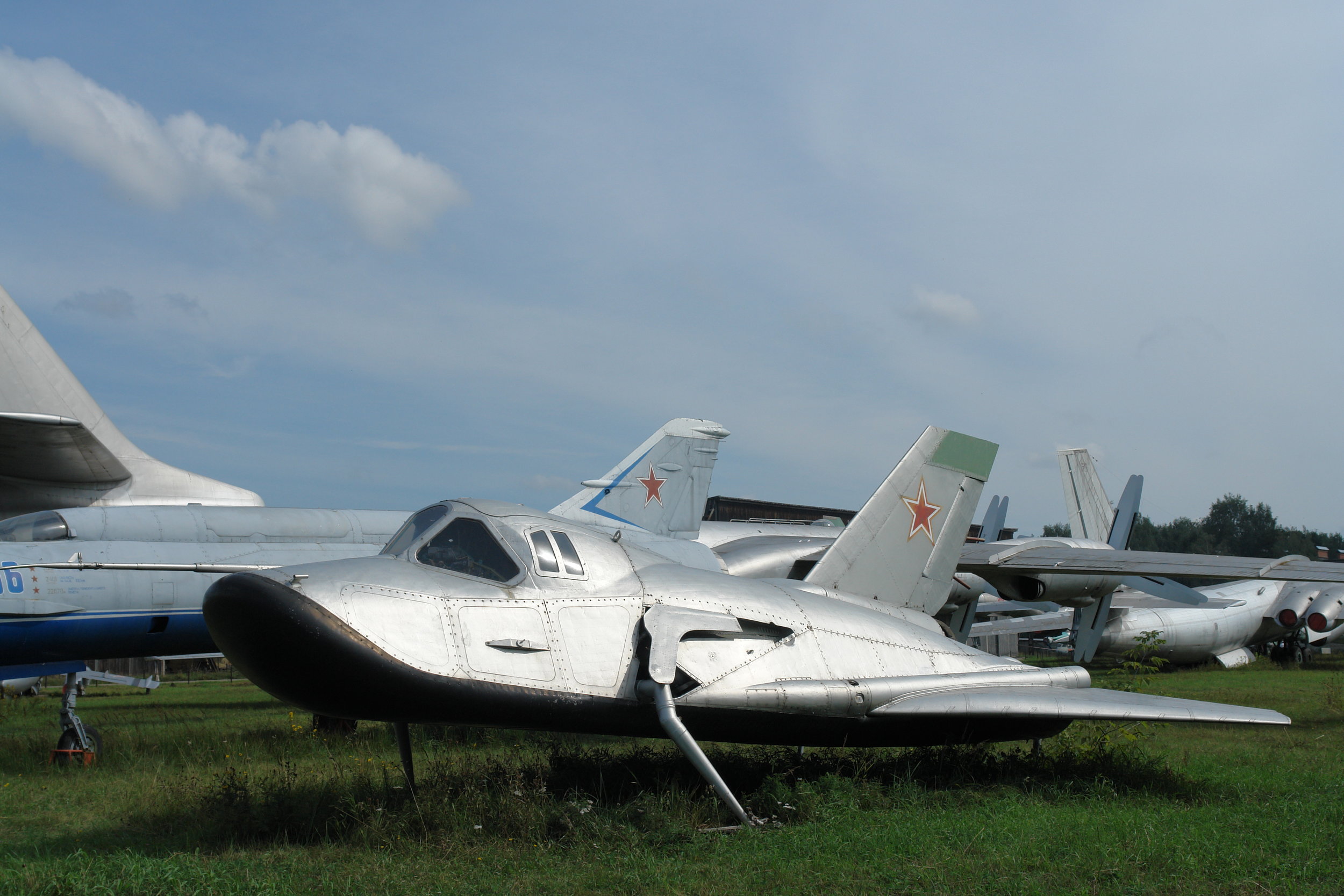 MiG 105 in a boneyard
