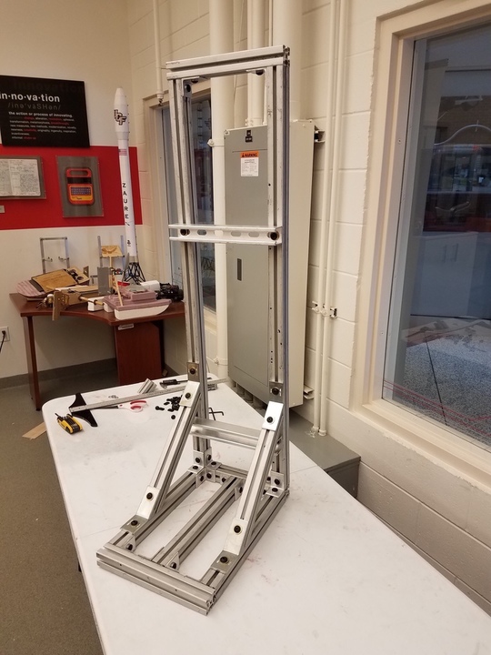 Team Incµssµs' test stand (in construction
