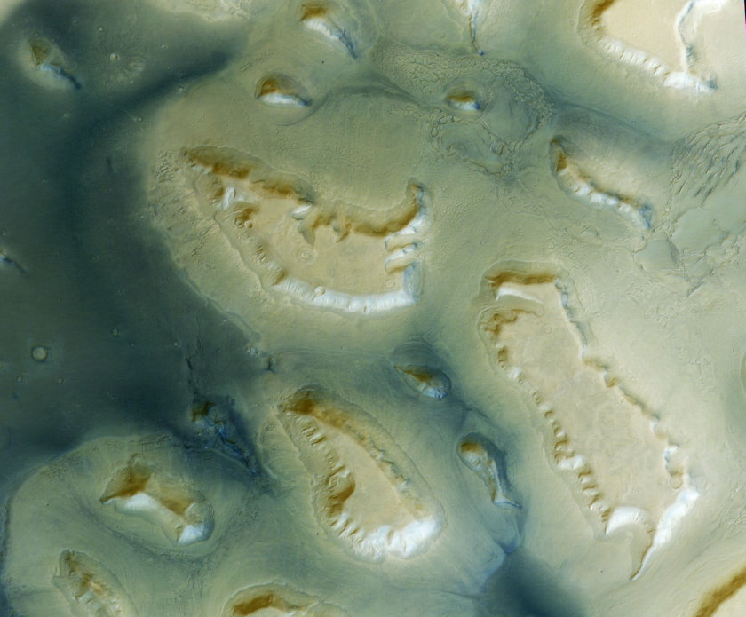 The mesas of Deuteronilus Mensae