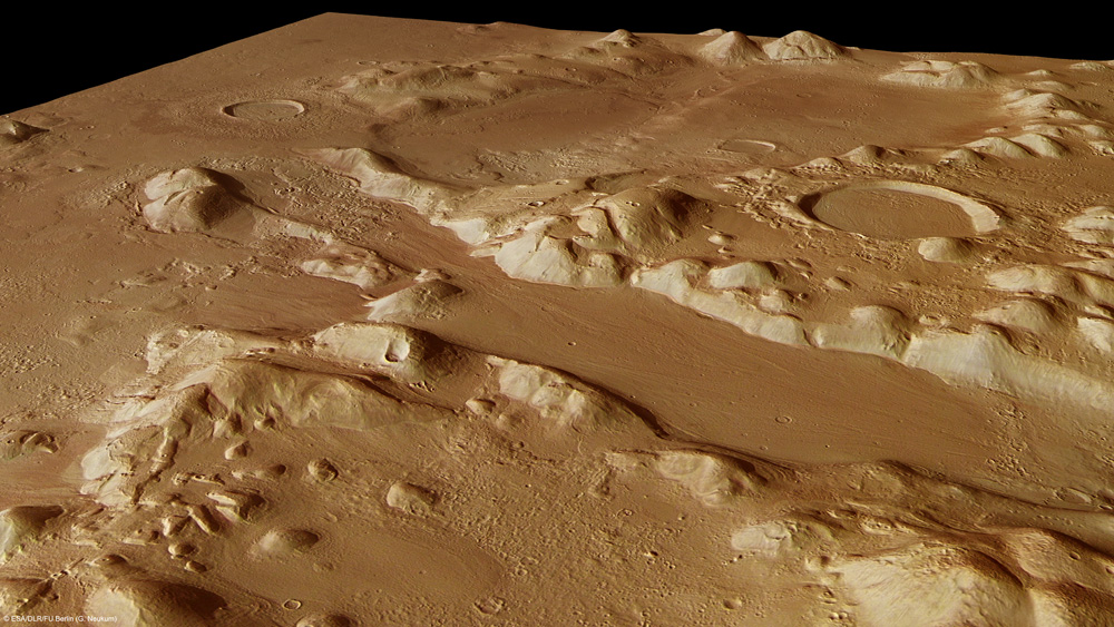 The glacier remnants of Phlegra Montes