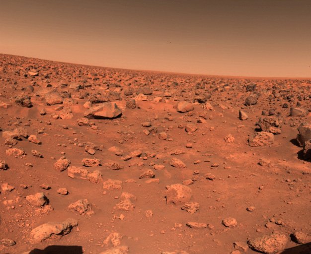 Utopia Planitia (Thanks to John Cody for noticing the original image here was incorrect, and was actually of Ares Vallis.)