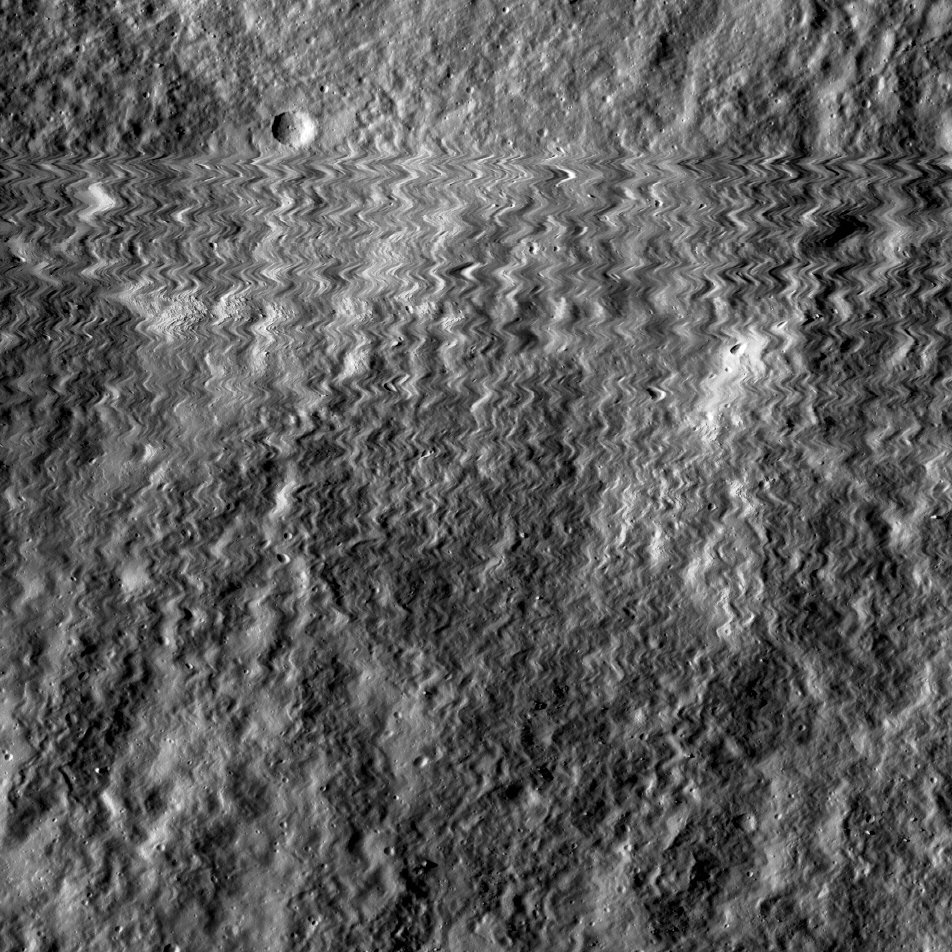 LRO's wobbly photo