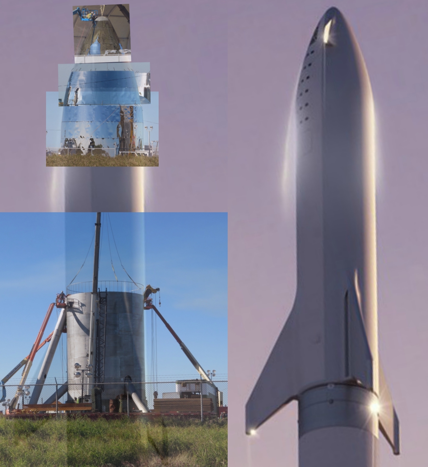 Hopper sections compared to publicity photos