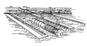 Sea Dragon in dock