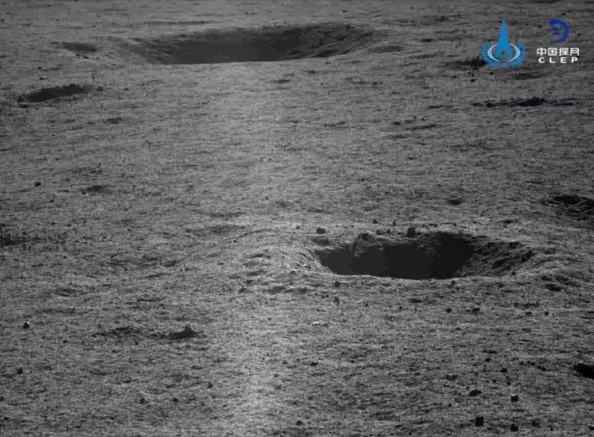 A more recent image returned by Chang’e-4