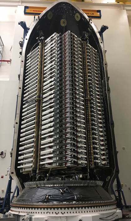 60 Starlink satellites in their fairing