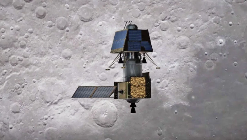 Artist’s rendering of Chandrayaan-2